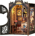 Cutefun Book Nook Kit - Count Cat's Study DIY Miniature House Kit