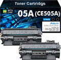 SUDLTO 05A CE505A Toner Cartridge 2-Pack - Reliable High Yield