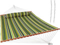 Sunnydaze Quilted Outdoor Hammock - Heavy-Duty 450-Pound Capacity