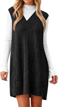 Cicy Bell Womens Oversized Sweater Vest Dress for Fall Style