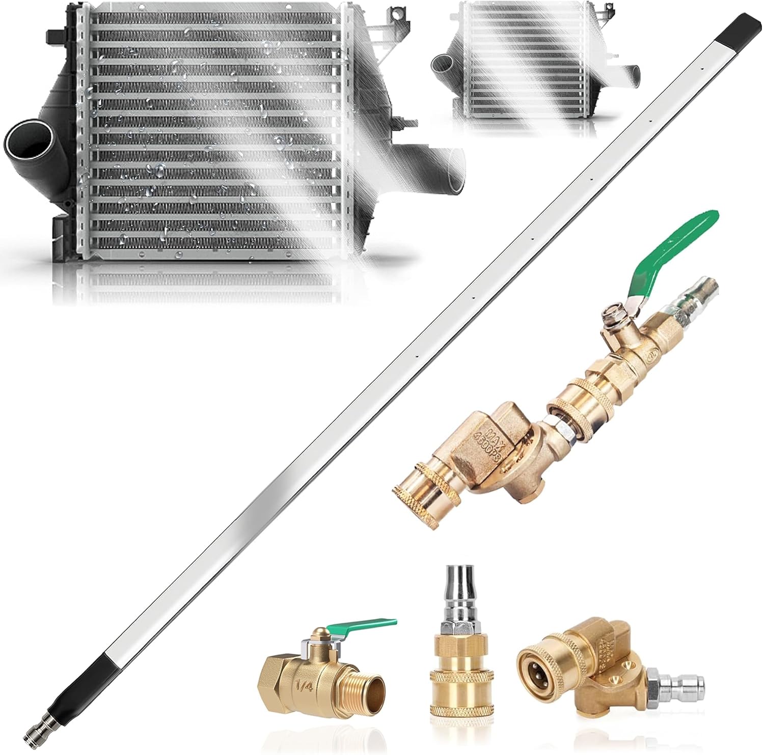 24 Inch Radiator Cleaning Wand for Trucks and RVs - Heavy Duty