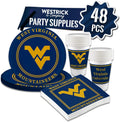 West Virginia Mountaineers Party Supplies 48 Piece Set - Team-Themed