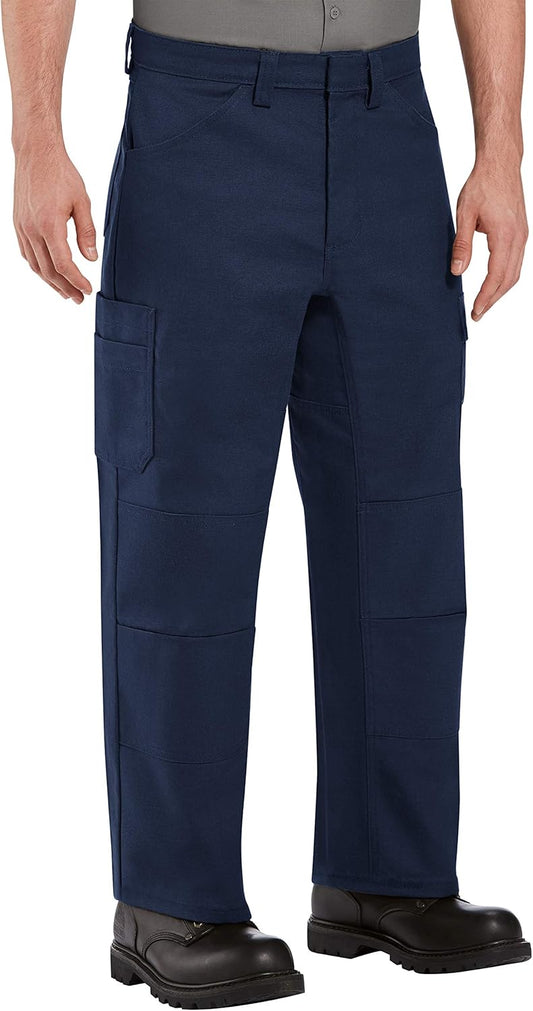 Red Kap Men's Double Knee No-Scratch Shop Pants for Comfort