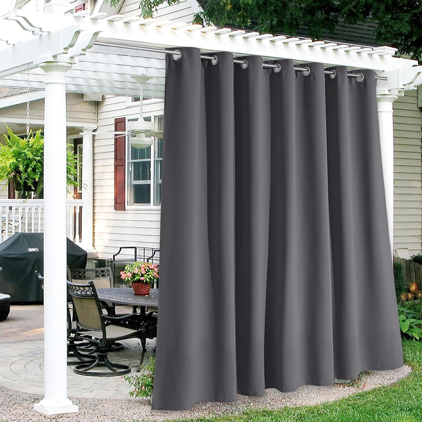 RYB HOME Pergola Curtain for Outdoor Privacy and Insulation