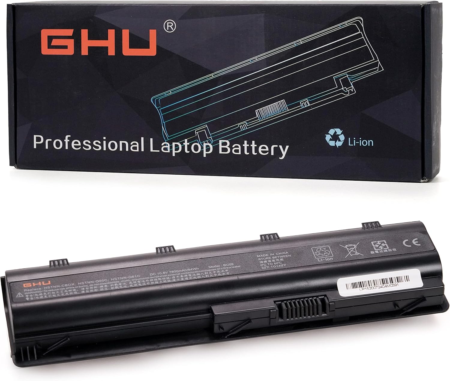 GHU New 9-Cell 84 Wh MU09 Battery for HP Pavilion Laptops
