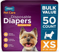 Inspire Pet Care Dog Diapers Female Dogs X-Small (50 Count) - Bulk