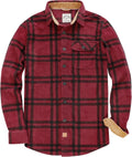 Dubinik long sleeve flannel button shirt ideal for casual occasions