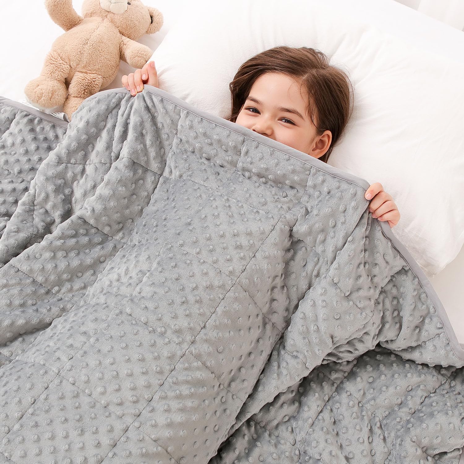 Kivik Weighted Blanket 10lbs for Restful Sleep and Comfort
