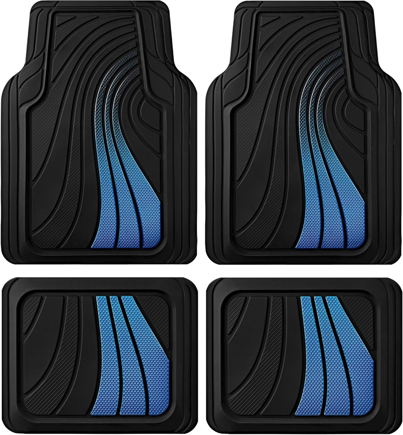 Road Comforts Car Floor Mats Full Set for All-Weather Protection