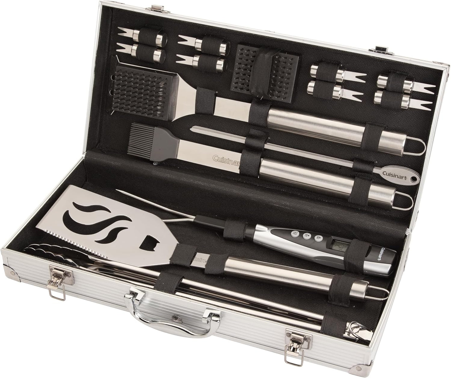 Cuisinart Deluxe Grill Tool Set: 20-Piece BBQ Accessories