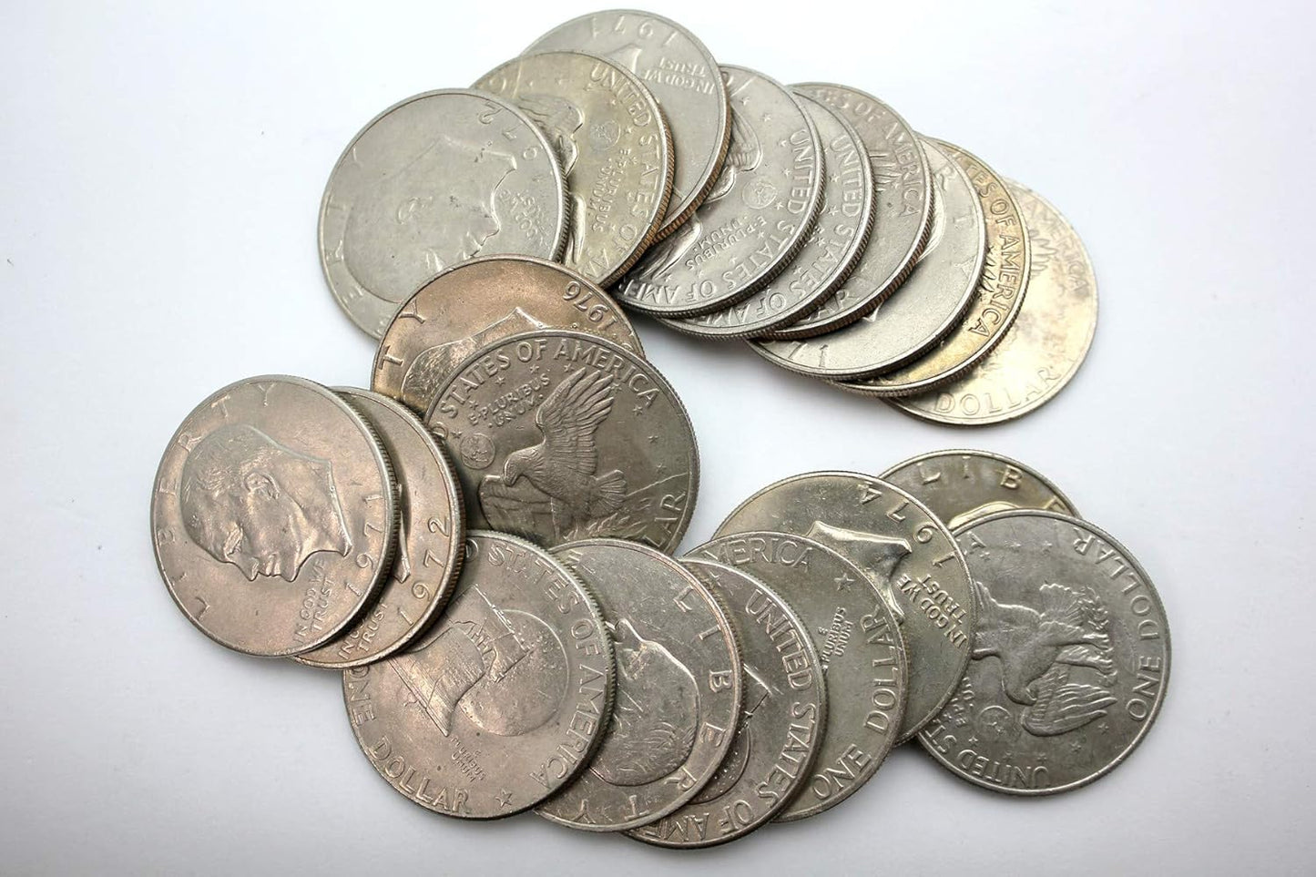 Eisenhower Ike Dollars Roll of 20 Coins from 1971 to 1978