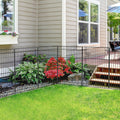 Decorative Garden Fence 12 Panels 23.6ft Long 30in High
