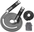 Weighted Jump Rope for Workout Fitness (1LB) - Tangle-Free Speed Rope