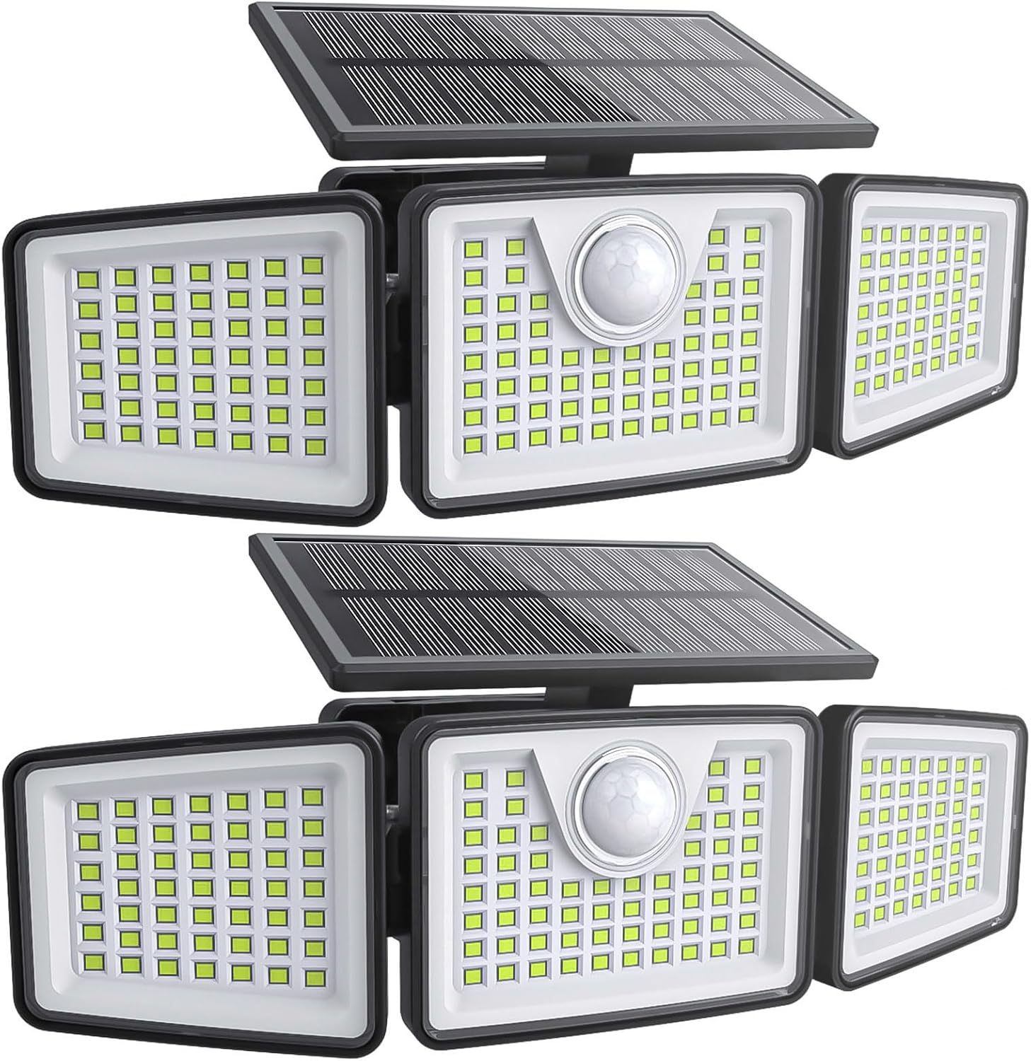2500LM Solar Lights Outdoor with Motion Sensor for Security