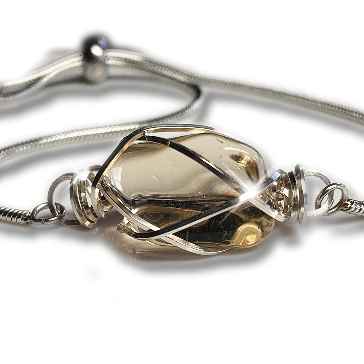 Handmade Citrine Birthstone Bracelet for Women - Unique Gift