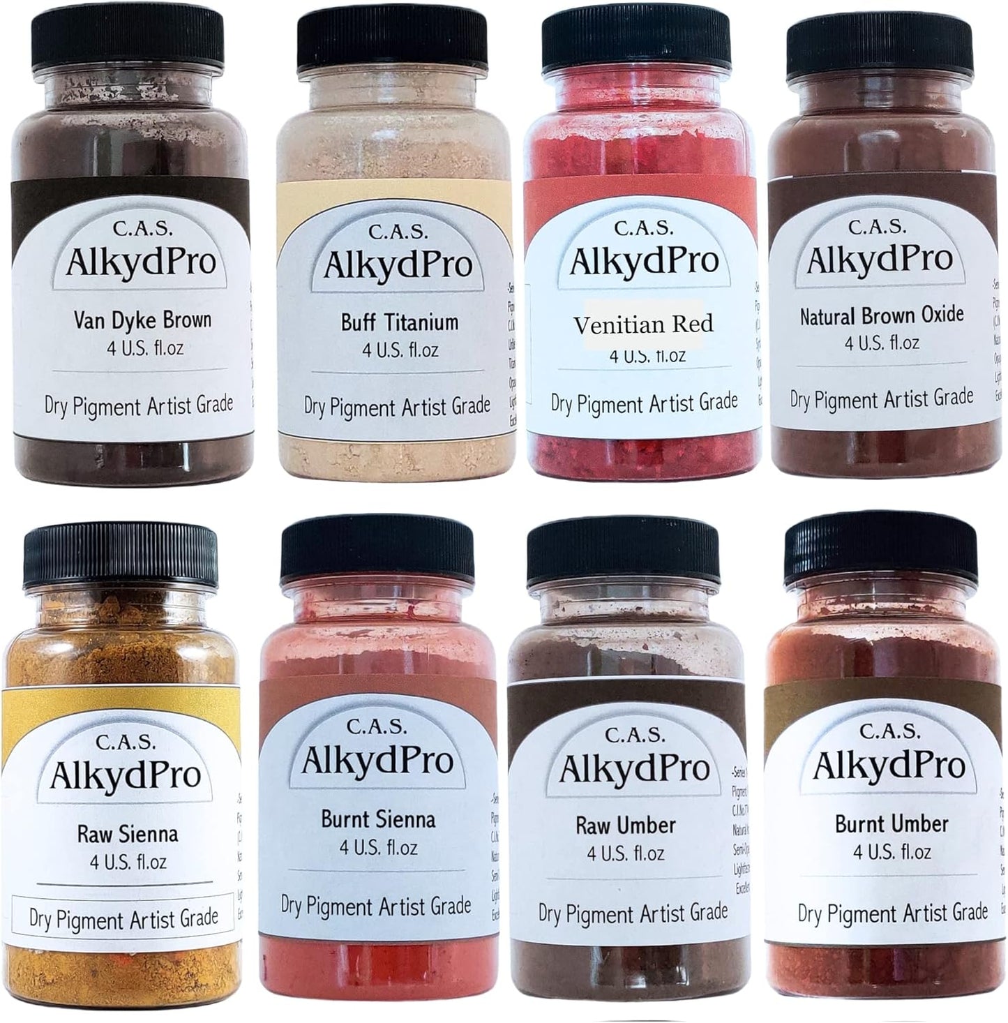 Earth Pigment Set - Dry Powder Artist Grade for Creative Projects