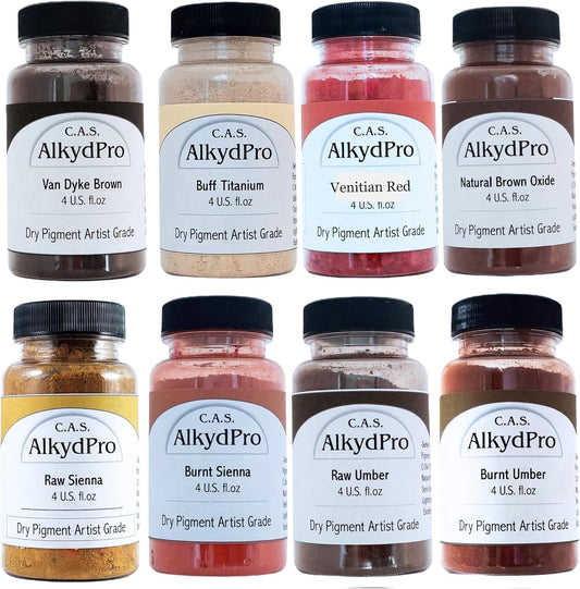 Earth Pigment Set - Dry Powder Artist Grade for Creative Projects