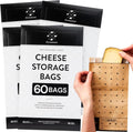 Formaticum 60-Pack Cheese Storage Bags - Breathable Wax Paper Bags