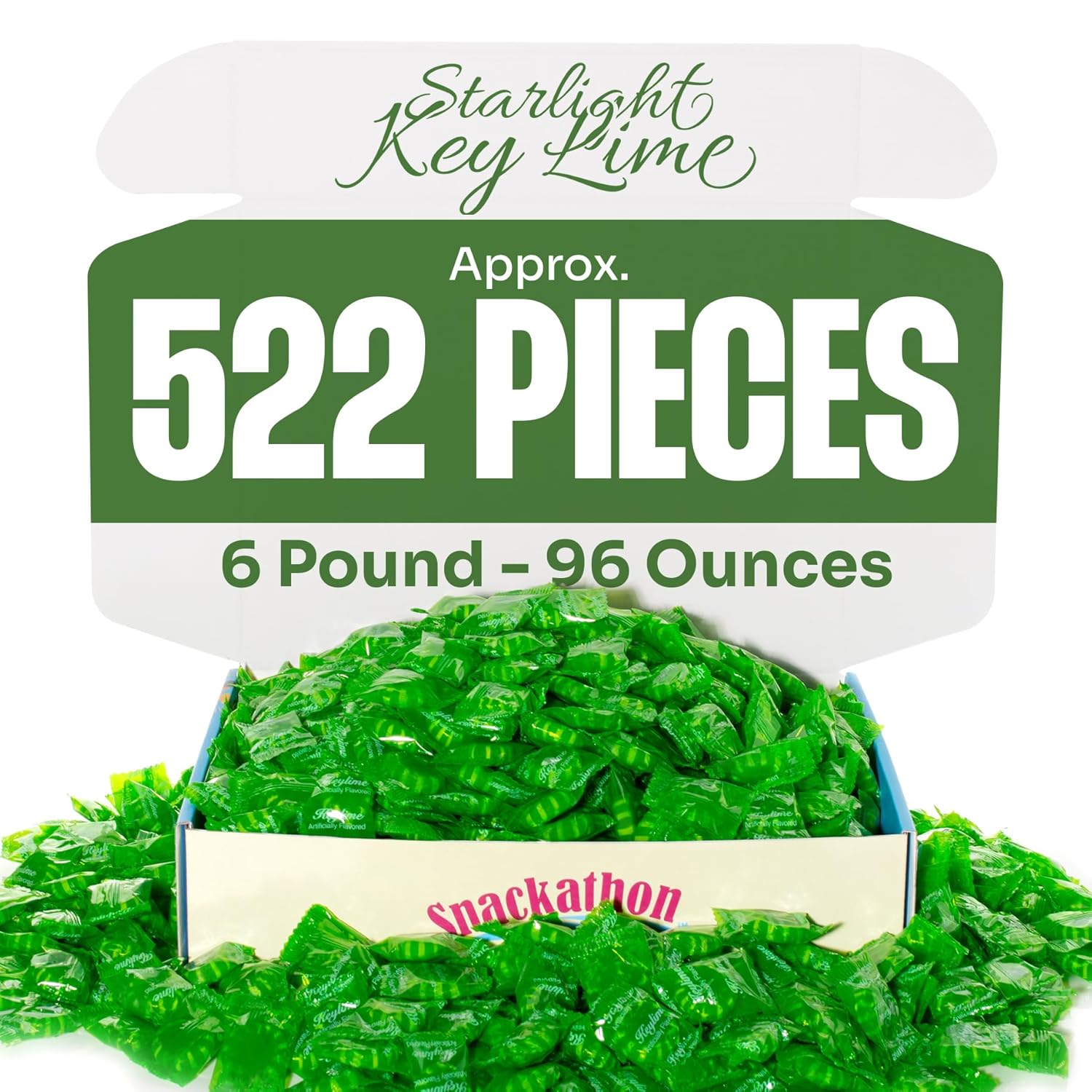 Starlight Candy Key Lime Flavor Individually Wrapped 6 Pound