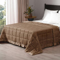 Weighted Blanket King Size 18 lb Brown - All-Season Comfort