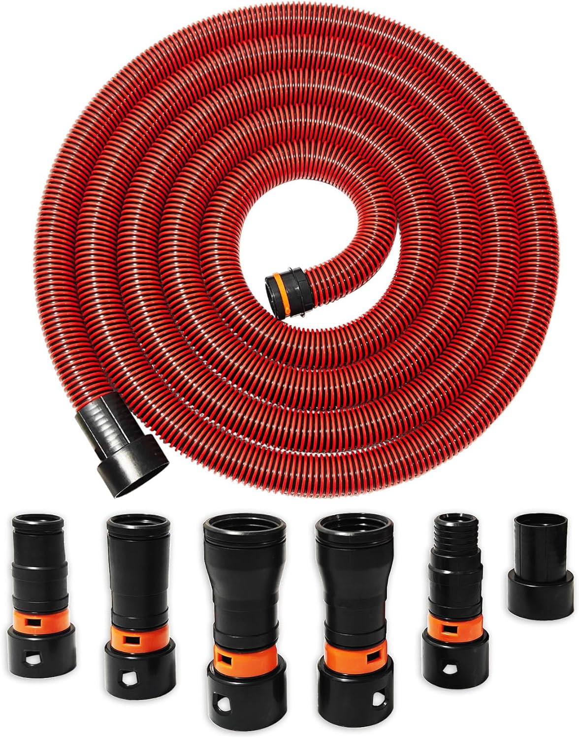 10FT Shop Vac Hose Kit for Woodworking Power Tools & Sanders