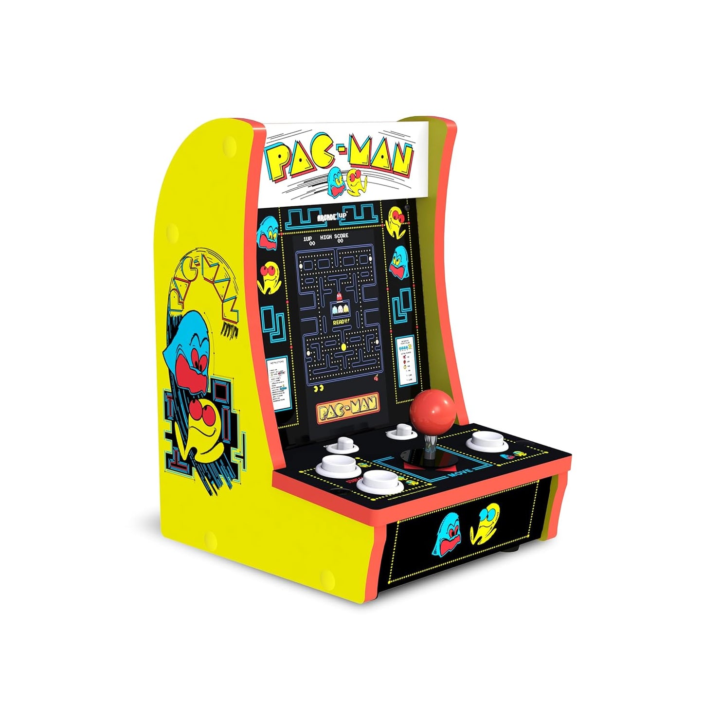 Arcade1Up PAC-Man Countercade Retro Console with 3 Classic Games