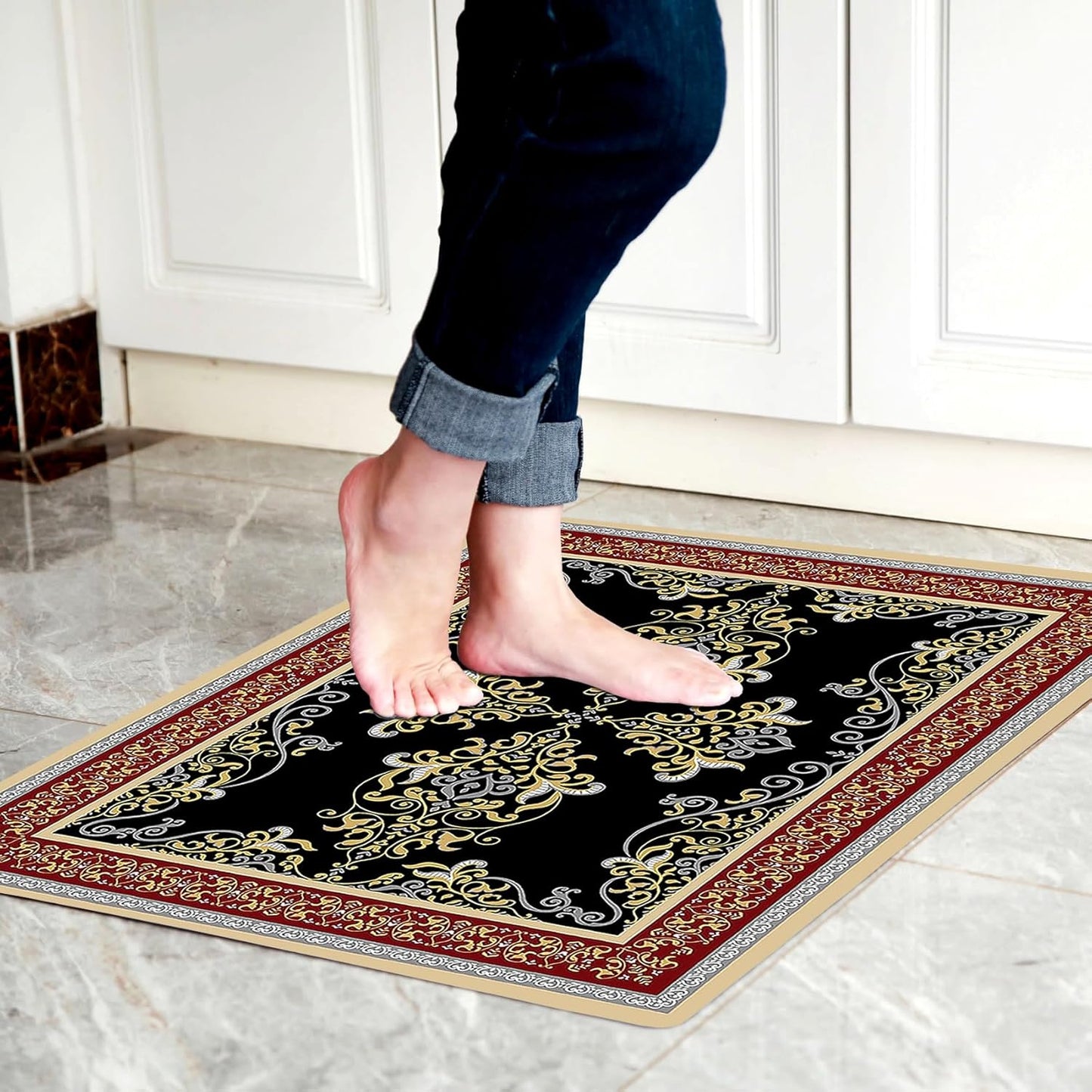 Ultra Thin 24in35in Large Front Door Mat Non Slip Waterproof