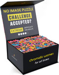 No Image Puzzle 1000 Irregular Pieces for Extreme Challenge