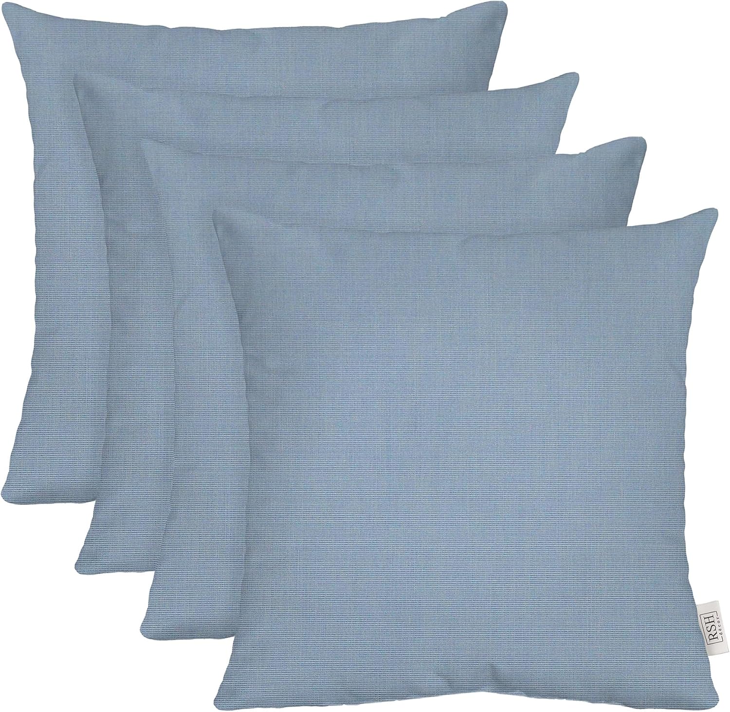 Sunbrella Square Outdoor Throw Pillows Set of 4 | 17in x 17in