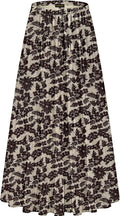 Comfortable Pleated Chiffon Maxi Skirt for Women