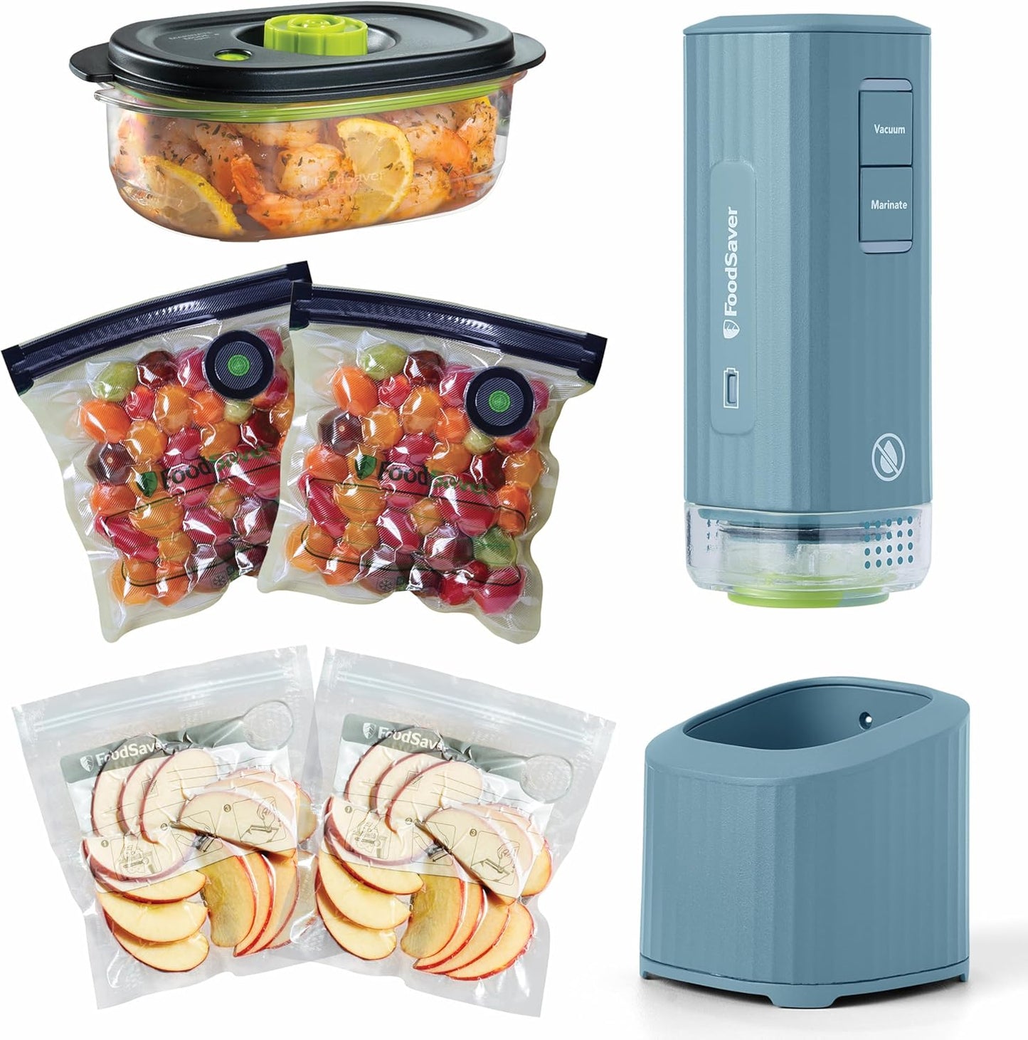 FoodSaver Mini Handheld Vacuum Sealer for Fresh Food Storage