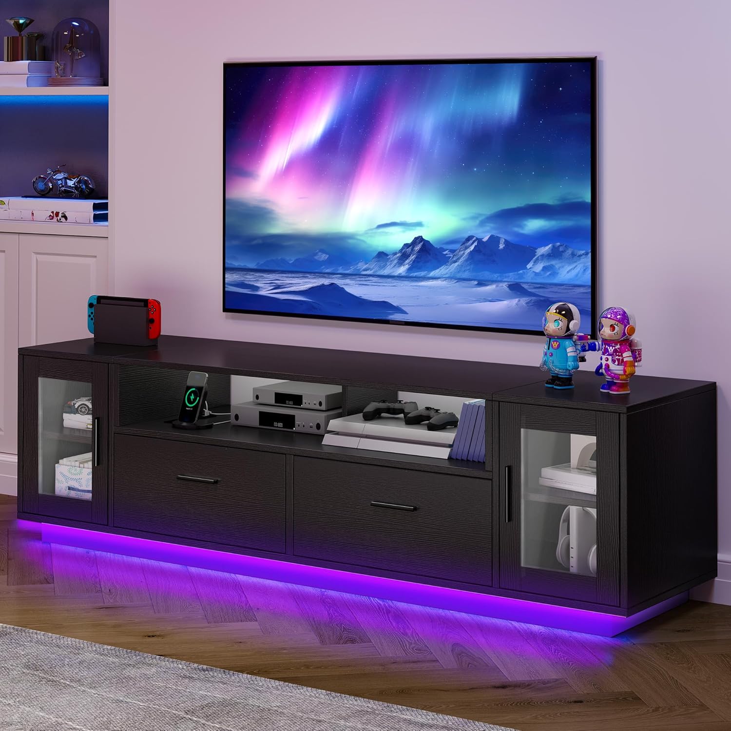 YITAHOME Modern TV Stand - Sleek 65/70 Entertainment Center