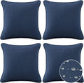 Spectrum Indigo 16in Outdoor Throw Pillows Set of 4 - Water Repellent