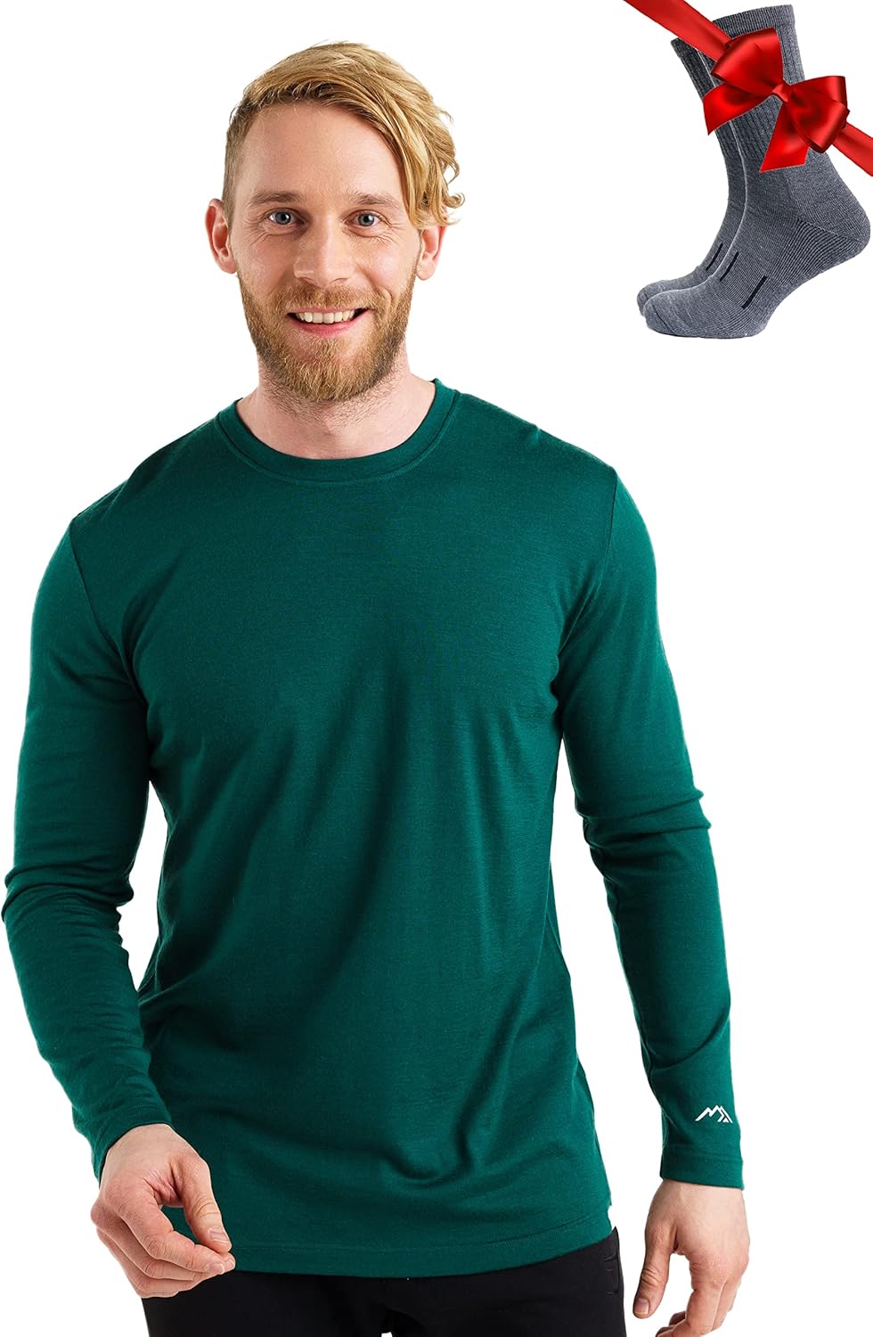 Merino Wool Base Layer for Men - Comfortable Thermal Shirts