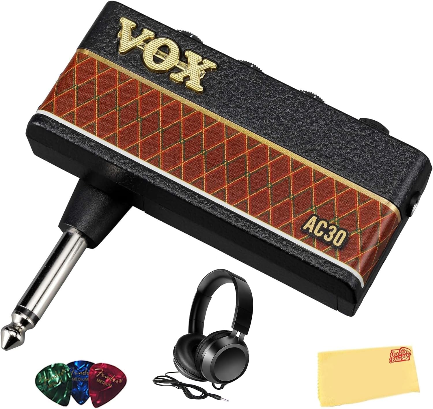 Vox AmPlug 3 Headphone Guitar Amplifier with Essential Accessories