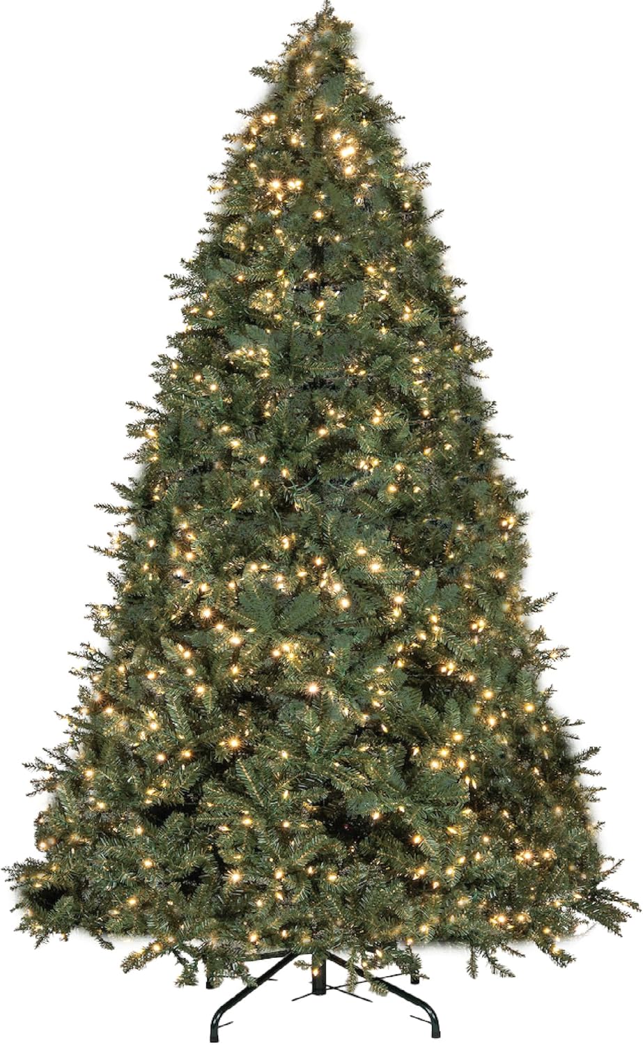 9 ft Pre-Lit White and Multi-Color LED Christmas Tree for Holidays