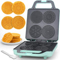 Pizzelle Maker Electric 4 x 3.5in - Crisp Patterned Cookies