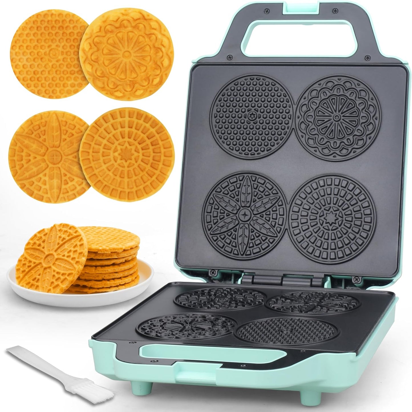 Bakers Friend Pizzelle Maker for Delicious Waffle Cookies