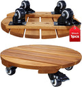 Idzo 16in Plant Caddy 500lbs Capacity - Heavy Duty Wood Dolly