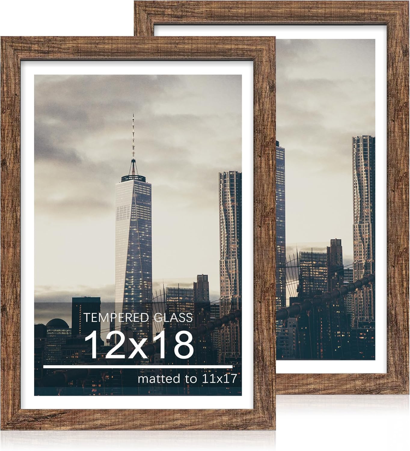 12x18 Picture Frame Set of 2 for Rustic Wall Decor
