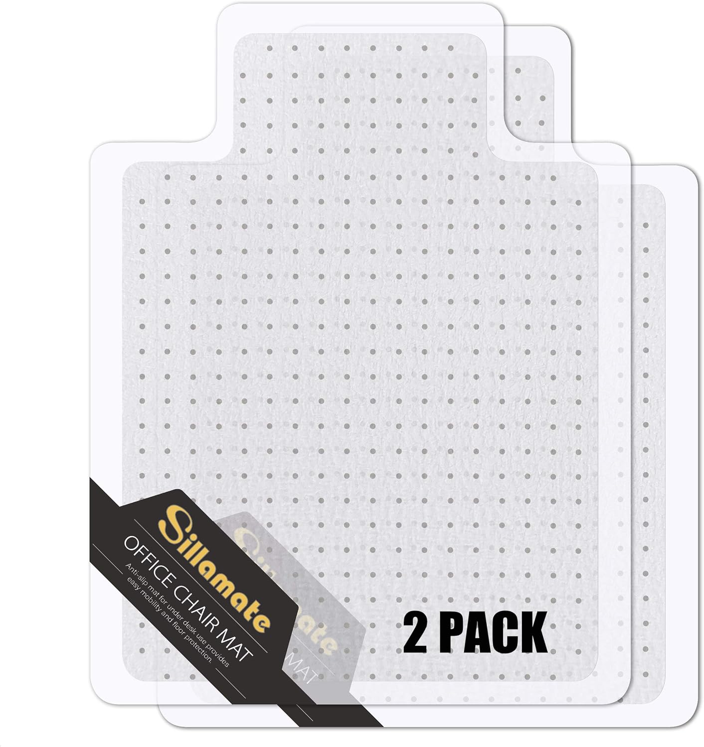 Sturdy 36'' x 48'' Chair Mat for Carpets - Easy Lay Flat Design! 