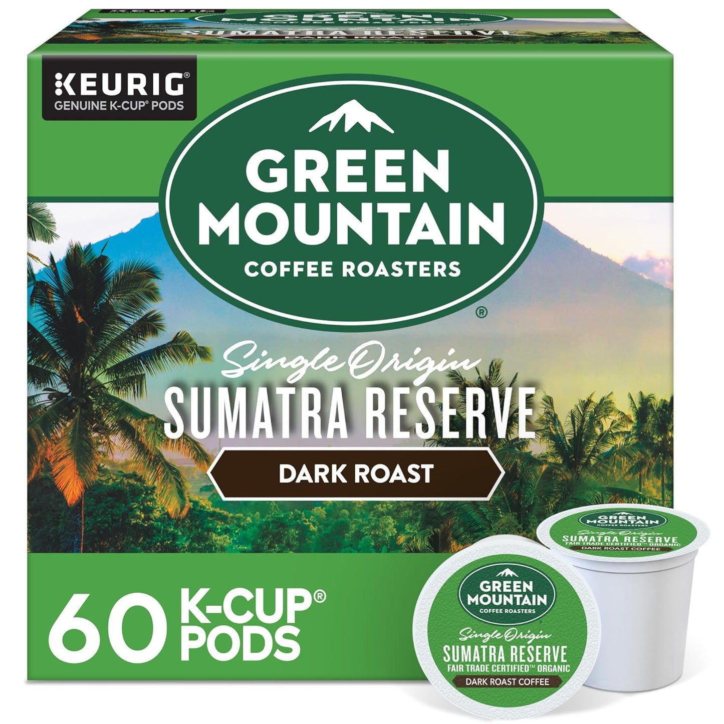 Green Mountain Coffee Roasters Sumatra Reserve Dark Roast K-Cups
