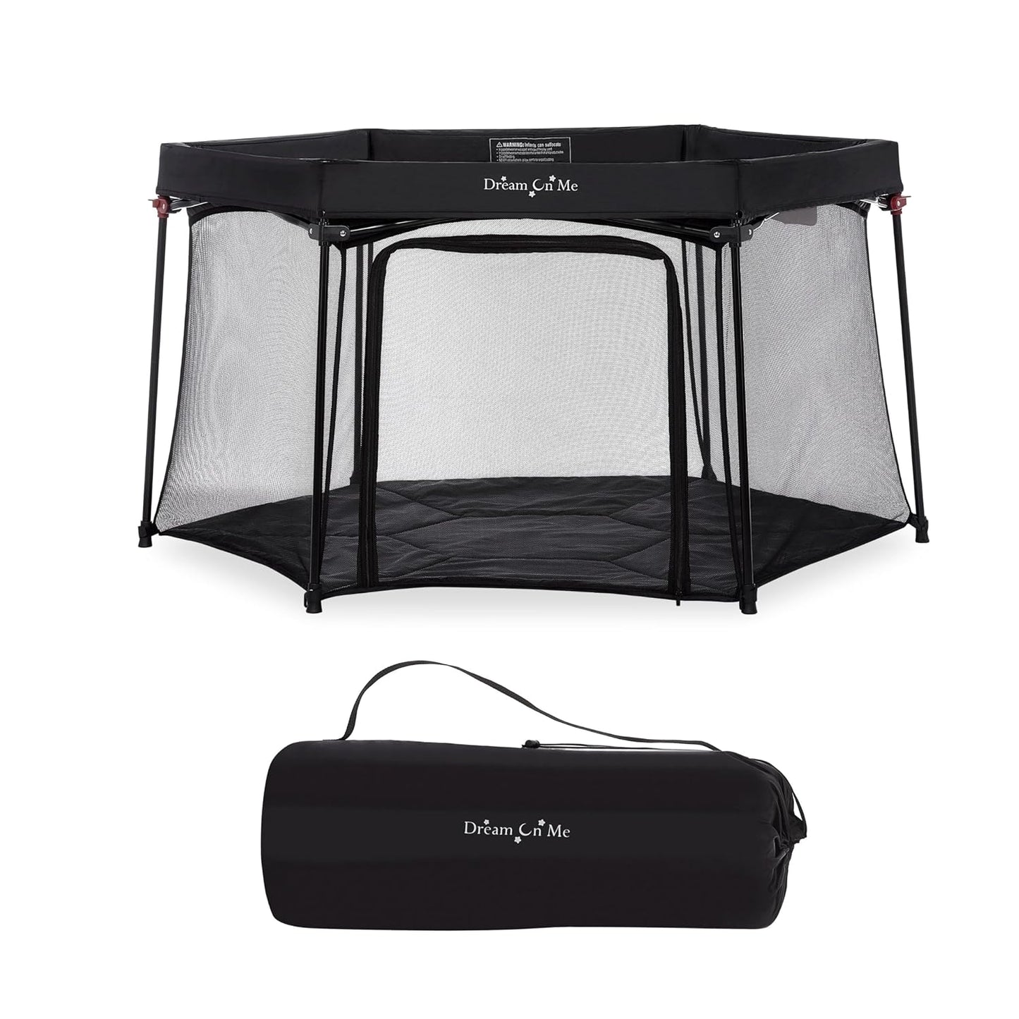 Portable Onyx Baby Playpen with Padded Floor