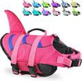 Dog Life Jacket Shark Vest for Dogs - Adjustable Buoyancy and Rescue