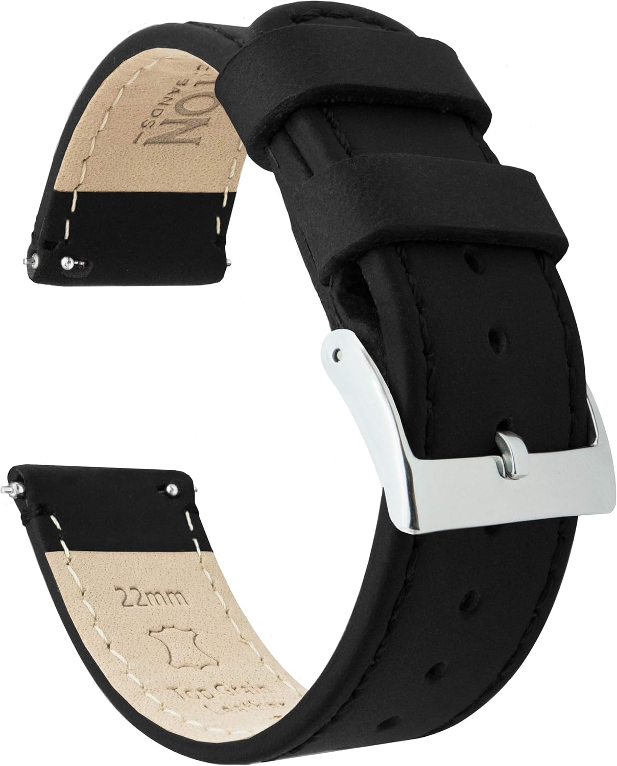 Barton Quick Release Top Grain Leather Watch Band Strap Options
