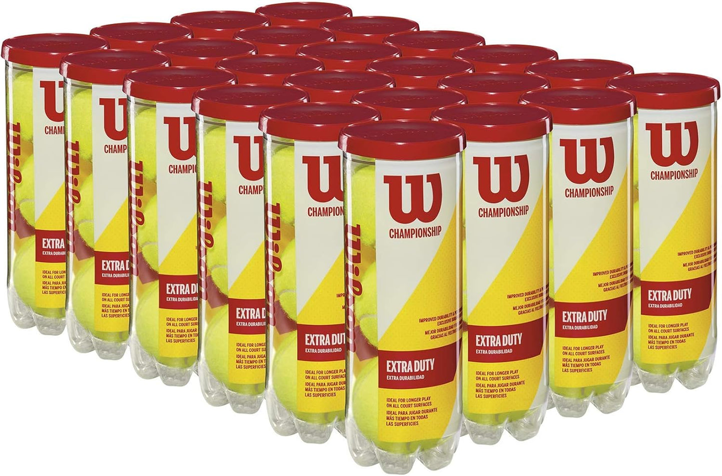 WILSON Championship Tennis Balls - Durable Performance for Players