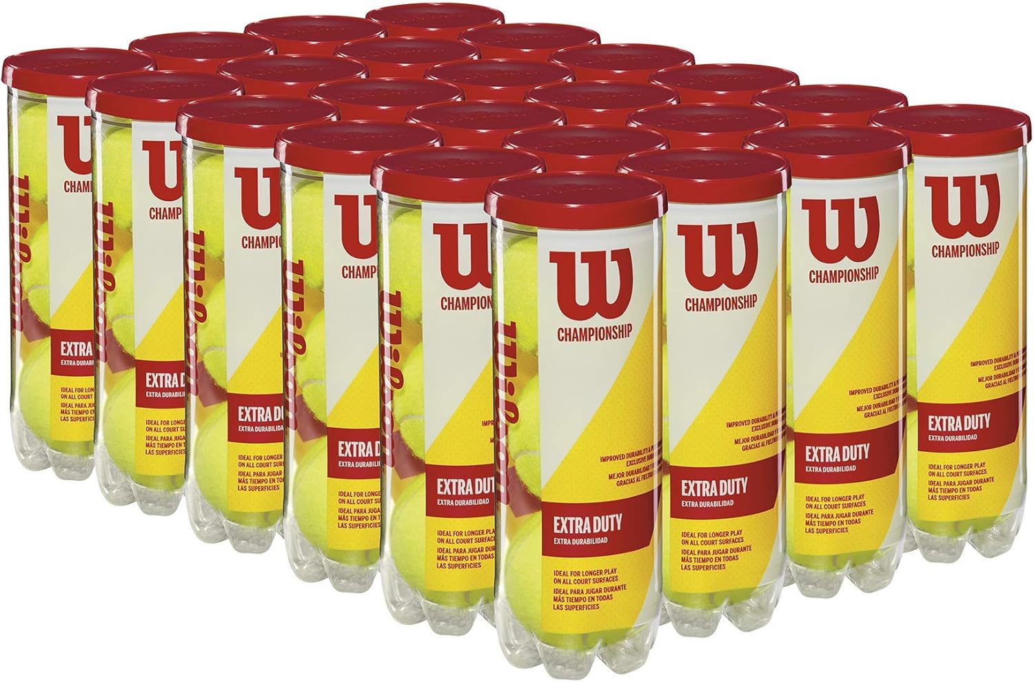 WILSON Championship Tennis Balls - Durable Performance for Players
