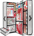 Wrapping Paper Storage Container with Ribbon Dispenser - Large