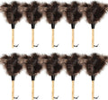 Ostrich Feather Duster 14 in Fluffy Natural Feathers - Gentle Dusting