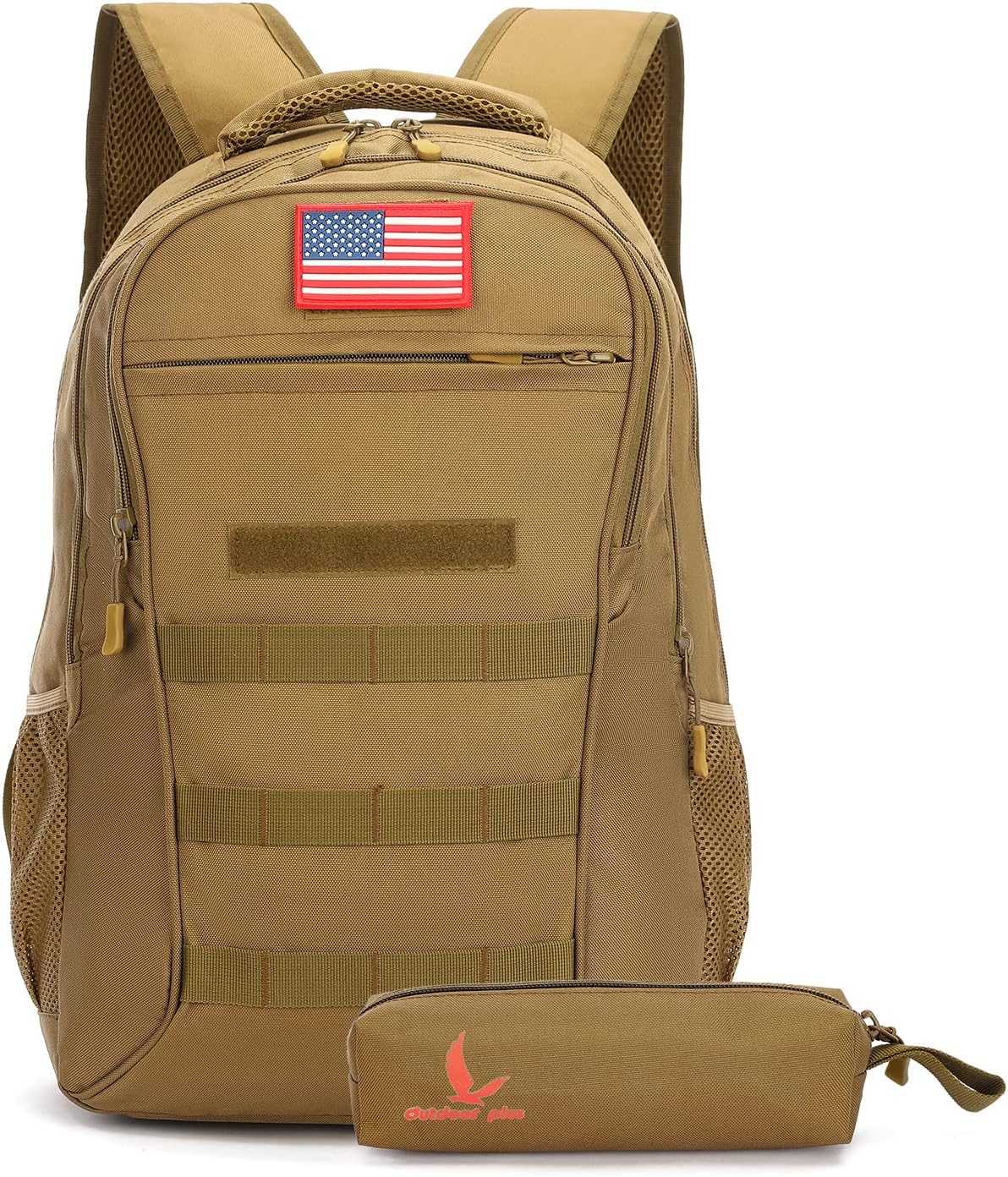 Camo Backpack for Boys - Tactical Military Bookbag with USB Port